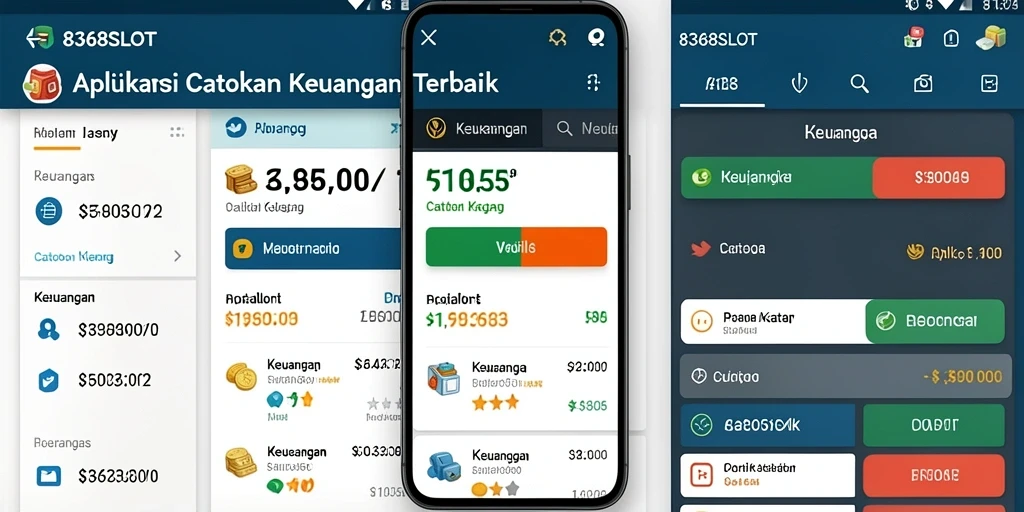 Tampilan antarmuka aplikasi Catatan Keuangan yang user-friendly.