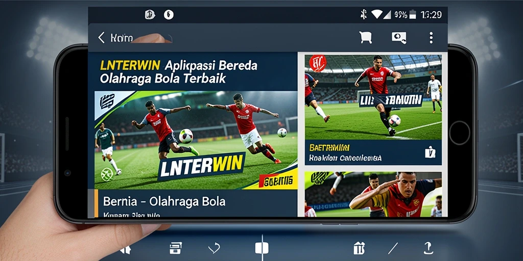 Tampilan antarmuka LNTERWIN yang menarik dan informatif.