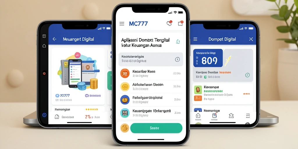 Tampilan antarmuka MC777 yang intuitif dan modern.