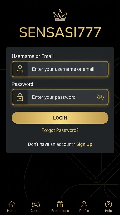 Masuk Akun sensasi777 untuk Pengguna Android