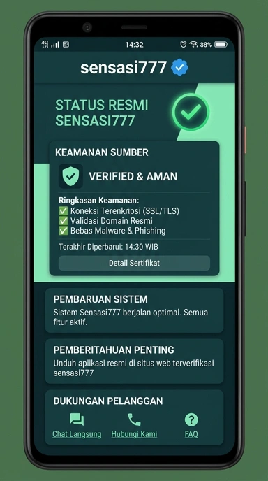Kanal Resmi sensasi777 untuk Pengguna Android di Indonesia